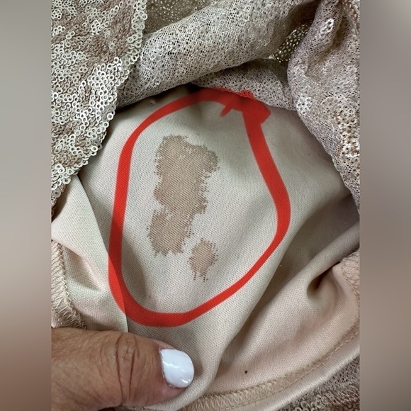 Lulus Love Me Now Matte Champagne Gold Mini Skirt Size XS - Picture 11 of 11